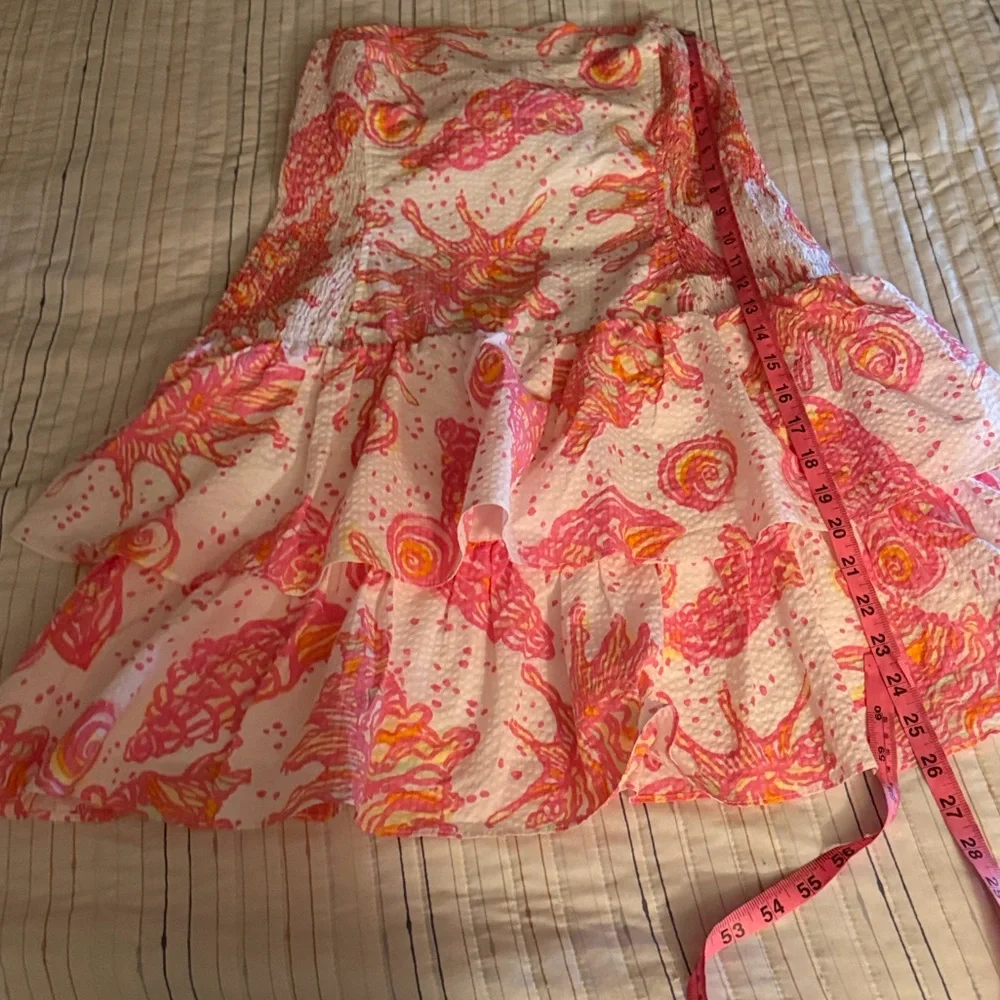 Lilly Pulitzer Elinor Tiered Dress in CONCHED OUT* Print - Picture 11 of 13